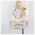 Borsa a tracolla GUCCI Sherry Line Horsebit in pelle Bianco Oro 247604 Auth LN087V - vista 27