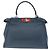 Borsa a mano FENDI Peek A Boo in pelle 2way Blu Argento 8BN290 Auth ka6482V - vista 2