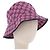 GUCCI GG Canvas Bucket Hat Pink Silver 656573 Auth BA16212V Silber