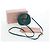 Miu Miu Matelasse Wonder Mini Shoulder Pouch Leather 2way Green Auth 206358SAM Dourado Verde - vista 12