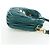Miu Miu Matelasse Wonder Mini Shoulder Pouch Leather 2way Green Auth 206358SAM Dourado Verde - vista 4