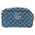 Borsa a tracolla GUCCI GG Marmont GG Canvas con catena Blu Argento 447632 Auth ka6443V - vista 13