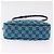 Borsa a tracolla GUCCI GG Marmont GG Canvas con catena Blu Argento 447632 Auth ka6443V - vista 5