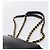 PRADA Chain Tote Bag aus Leder und Nylon Schwarz Gold Auth am12698V Golden - Ansicht 14