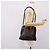 PRADA Chain Tote Bag aus Leder und Nylon Schwarz Gold Auth am12698V Golden - Ansicht 27