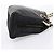 PRADA Chain Tote Bag aus Leder und Nylon Schwarz Gold Auth am12698V Golden - Ansicht 4