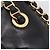 PRADA Chain Tote Bag aus Leder und Nylon Schwarz Gold Auth am12698V Golden - Ansicht 9