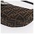 Borsa a Tracolla FENDI Zucca Canvas Mamma Baguette Marrone Nero Auth am12730M - vista 16