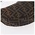 Borsa a Tracolla FENDI Zucca Canvas Mamma Baguette Marrone Nero Auth am12730M - vista 17