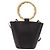 Bolso de mano Miu Miu con asa de bambú en cuero 2way Negro Oro Auth 206928M Dorado - vista 13