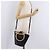 Bolso de mano Miu Miu con asa de bambú en cuero 2way Negro Oro Auth 206928M Dorado - vista 23
