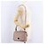 Bulgari Borsa BVLGARI Duet in pelle 2way Beige Gold Auth hk4163A D'oro - vista 30