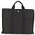Hermès Borsa a mano HERMES Her Line MM Canvas Grigio Argento Auth 206892A Marrone - vista 2