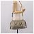 Miu Miu Vitellolux Handtasche Leder 2way Grau Goldfarben Auth 207557V Braun - Ansicht 25