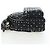 Zaino Valentino Rock Studs in pelle nera e oro autentico 206755V Nero D'oro - vista 3