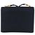 Borsa a tracolla Salvatore Ferragamo Gancini in camoscio blu navy e tono oro Auth ka6530A - vista 2