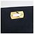 Borsa a tracolla Salvatore Ferragamo Gancini in camoscio blu navy e tono oro Auth ka6530A - vista 21