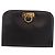 Borsa a tracolla Salvatore Ferragamo Gancini Chain in pelle marrone e oro Auth ka6429A - vista 13