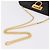 Borsa a tracolla Salvatore Ferragamo Gancini Chain in pelle marrone e oro Auth ka6429A - vista 8