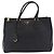 Borsa a mano PRADA Galleria in pelle Safiano Nero Oro Auth 205439 D'oro - vista 13