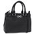 Borsa Salvatore Ferragamo Gancini in pelle 2way Nero Argento Auth ka6483A