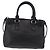 Borsa Salvatore Ferragamo Gancini in pelle 2way Nero Argento Auth ka6483A - vista 2