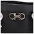 Borsa Salvatore Ferragamo Gancini in pelle 2way Nero Argento Auth ka6483A - vista 20