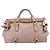 Sac à main Miu Miu Vitellolux en cuir 2way Rose Doré Auth 206666A - vue 13