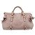 Sac à main Miu Miu Vitellolux en cuir 2way Rose Doré Auth 206666A - vue 2
