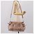 Sac à main Miu Miu Vitellolux en cuir 2way Rose Doré Auth 206666A - vue 27