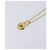 Collana Christian Dior Heart Stone metallo Gold Auth 205471 - vista 10
