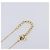 Collana Christian Dior Heart Stone metallo Gold Auth 205471 - vista 15