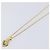 Collana Christian Dior Heart Stone metallo Gold Auth 205471 - vista 4