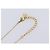 Collana Christian Dior Heart Stone metallo Gold Auth 205471 - vista 7