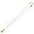 Collana Christian Dior Heart Stone metallo Gold Auth 205471 - vista 9