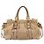 Miu Miu Handtasche Leder 2way Beige Gold Auth 167656M Golden - Ansicht 2