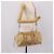 Miu Miu Handtasche Leder 2way Beige Gold Auth 167656M Golden - Ansicht 30