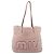 Bolsa de Ombro Miu Miu Pele Rosa Auth ka6494V - vista 13
