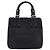 Borsa a mano BURBERRY in pelle nera e argento Auth am12688V Nero - vista 13