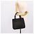 Borsa a mano BURBERRY in pelle nera e argento Auth am12688V Nero - vista 21