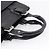 Borsa a mano BURBERRY in pelle nera e argento Auth am12688V Nero - vista 7