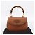 Borsa a Mano GUCCI Bamboo Pelle Marrone Oro 000 113 0633 Auth ep16515V D'oro - vista 12