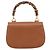 Borsa a Mano GUCCI Bamboo Pelle Marrone Oro 000 113 0633 Auth ep16515V D'oro - vista 2