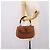 Borsa a Mano GUCCI Bamboo Pelle Marrone Oro 000 113 0633 Auth ep16515V D'oro - vista 24