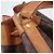 Céline Borsa a tracolla CELINE Macadam Canvas PVC Leather Brown Gold Auth 205298V Marrone D'oro - vista 19