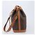 Céline Borsa a tracolla CELINE Macadam Canvas PVC Leather Brown Gold Auth 205298V Marrone D'oro - vista 3