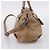Bolso de mano Miu Miu de piel 2way Marrón Plata Auth 207616V Castaño - vista 4