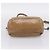 Bolso de mano Miu Miu de piel 2way Marrón Plata Auth 207616V Castaño - vista 5
