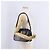 Borsa a tracolla GUCCI in pelle blu navy e oro autentica 206895 D'oro - vista 30
