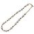 Christian Dior Perlenkette Metall Weißgold Auth 205488M - Ansicht 2